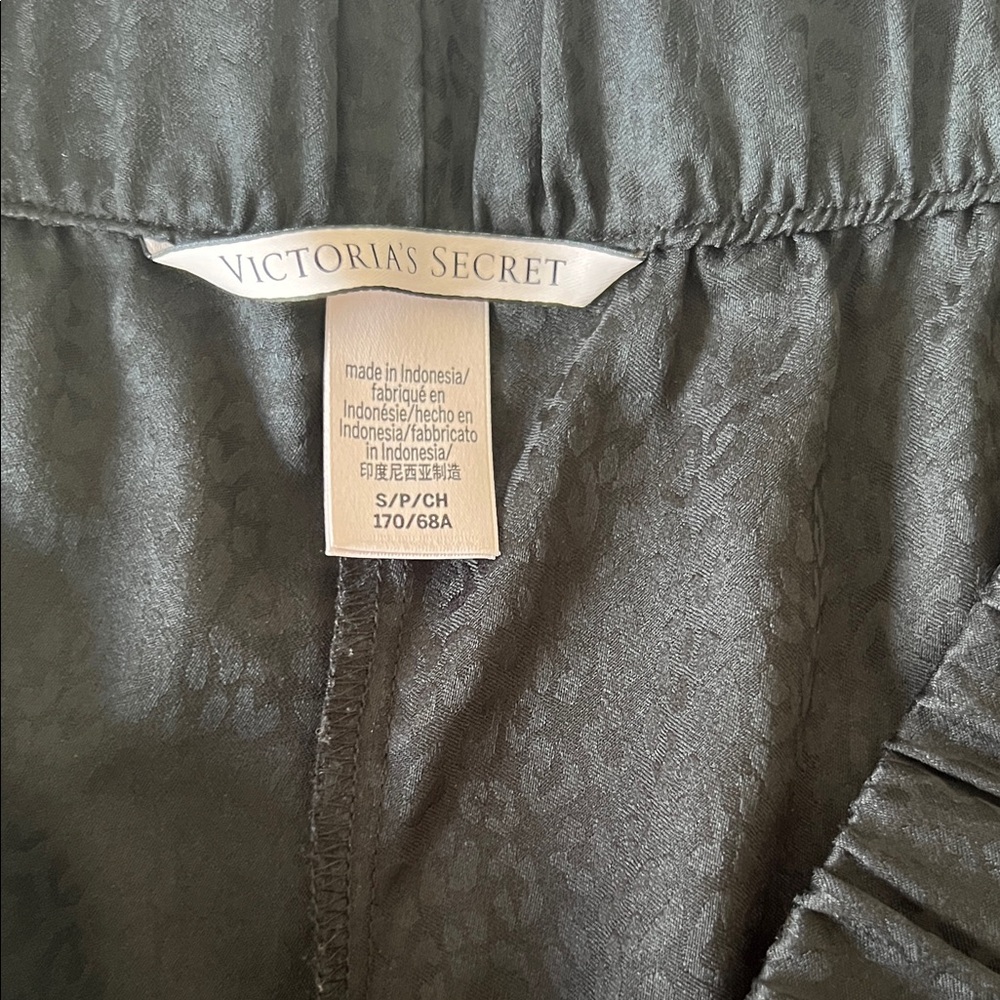Victoria's Secret Black Satin Pajama Set - Picture 7 of 7